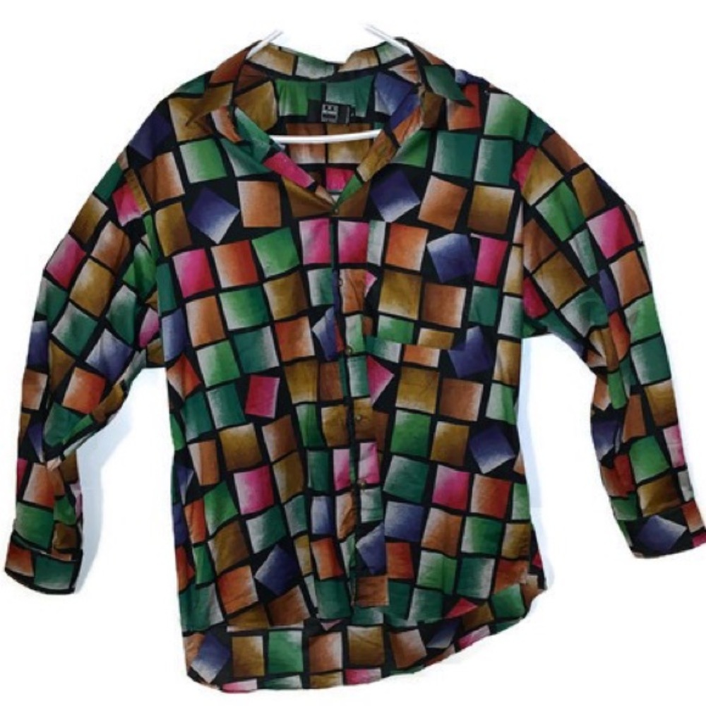 IKE BEHAR NEW YORK BOLD LONG SLEEVE DRESS SHIRT